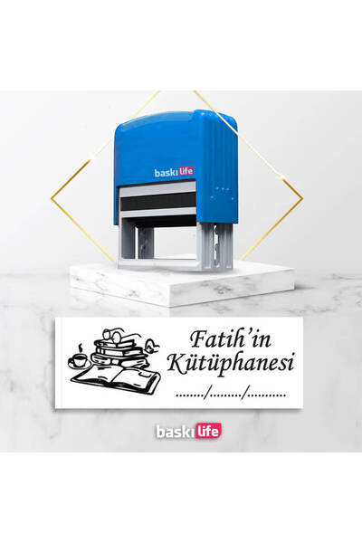 Baskı Life Pro Otomatik Kaşe Kitap Mührü Kitap Kaşesi 551