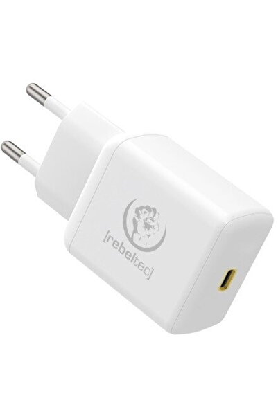 Rebeltec RBLAKT00015 Încărcător rapid USB tip C 20W Alb