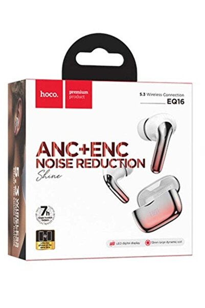 Hoco سماعة رأس لاسلكية حقيقية EQ16 Shine بتقنية إلغاء الضوضاء النشط والمعزز، ...