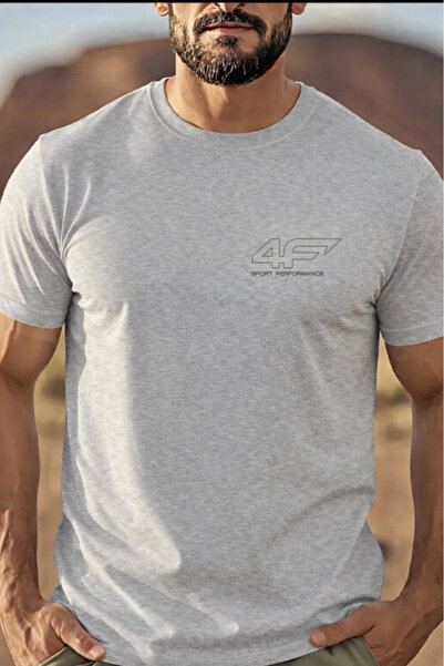 New Shine تي شيرت مطبوع عليه نص للجنسين