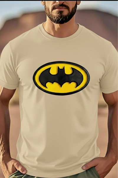 New Shine Μπλουζάκι Unisex με στάμπα Μπάτμαν
