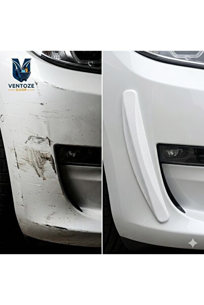 Ventoze Karbon Fiber Görünümlü Araba Tampon Koruyucu – Evrensel Araç Gövde Ko...