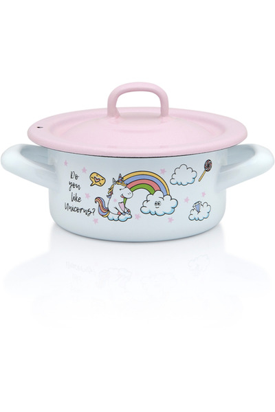 Metalac Cratita 0.75l cu capac Unicorn Metalacemail/12cm/0.75l