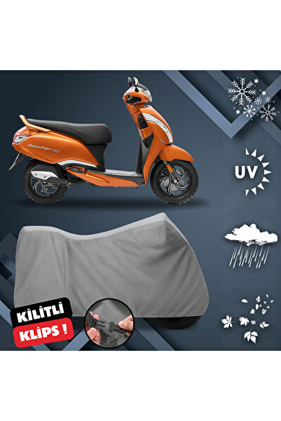 ULTRASHOP Tvs Jupiter 125 Su Geçirmez Motosiklet Brandası 4 Mevsim Koruma Mot...