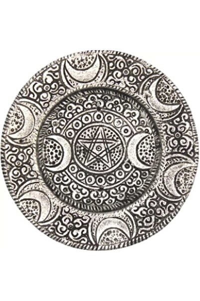 OEM Suport de tămâie cu finisaj antic și pentagramă lunară