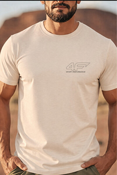 New Shine تي شيرت مطبوع عليه نص للجنسين