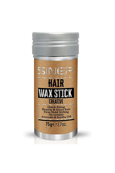 Sinep شمع تصفيف الشعر الإبداعي 75 غرام، ثبات قوي، لا يترك أي بقايا، بزيت الأف...