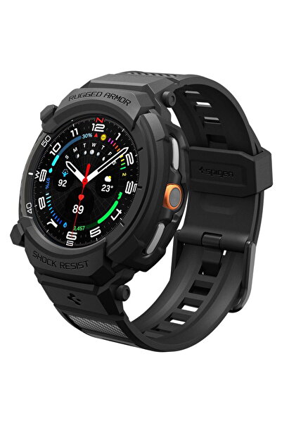 Spigen Husa pentru Samsung Galaxy Watch8 Classic + Curea - Rugged Armor Pro -...