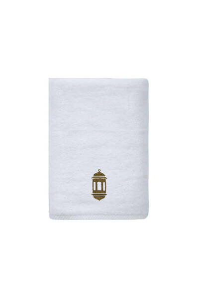 BYFT Embroidered For You Ramadan Cotton Hand Towel - Ramadan Lantern - Moonli...