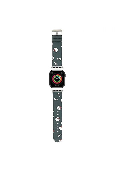 Hello Kitty Heads &amp; Bows Pattern Strap for Apple Watch 38/40/41mm - Black