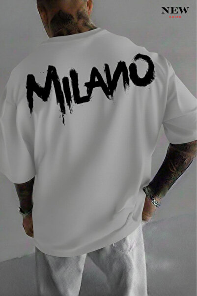New Shine تي شيرت ميلانو مطبوع للجنسين