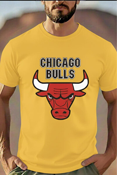 New Shine CHICAGO BULLS IMPRIMAT UNISEX tricou
