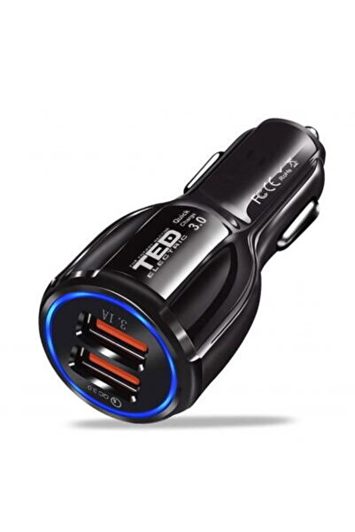 TED Electric Incarcator auto, 2x USB-A 3A Fast Charge LZ-681 TED500017