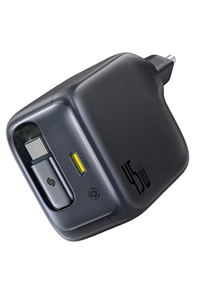 Baseus EnerCore CJ11 CablU Retractabile, 45W Cosmic Black
