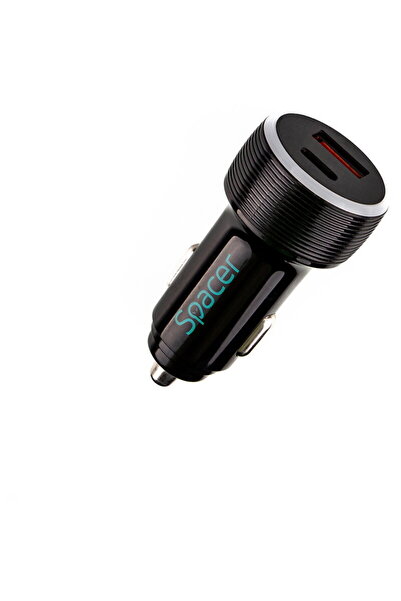 Spacer SPCC-DUOQ-01, 17 W, 3.1 A, USB, Negru