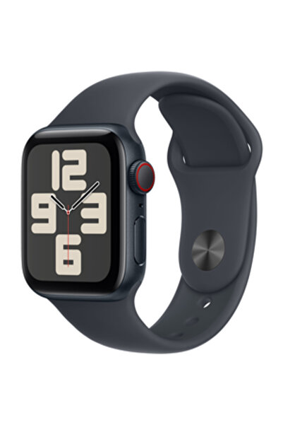 Apple Watch SE GPS + Cellular 40 mm Midnight Aluminium Case with Midnight Spo...