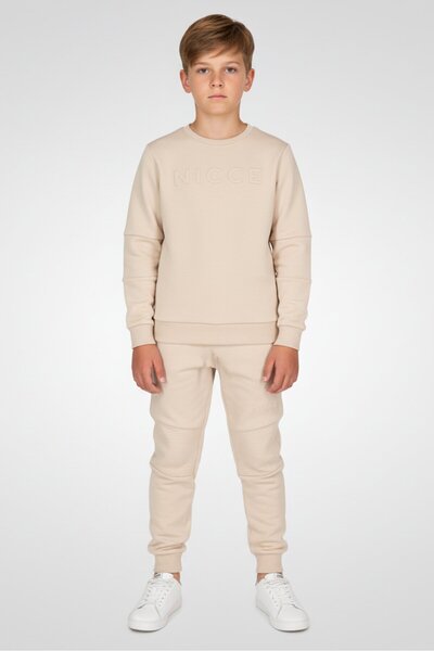 Nicce Kids Boy 3 Piece Brand Logo Sweatshirt, T-Shirt And Jogger Pants Set, M...