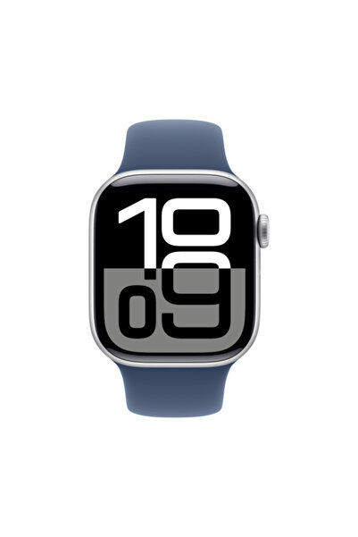 Apple Carcasă din aluminiu argintiu de 46 mm pentru ceasuri seria 10 GPS + Ce...