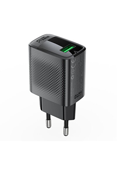 Acefast KF2340987 USB GaN QC18W Negru