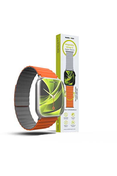 Mobile Origin Curea magnetică de ceas II, portocalie/gri - Apple Watch 49mm/4...