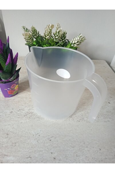 HANK TİCARET Esnek Maşrapa - 1.3 L Darbeye Dayanıklı Banyo Maşrapası
