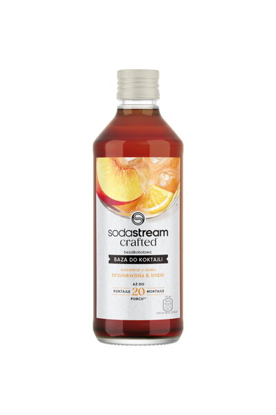 sodastream Crafted Peach & Ginger Syrup 330 ml