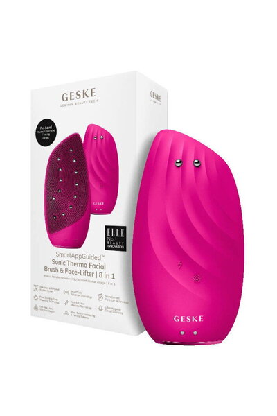 Geske Perie termicДѓ sonicДѓ И™i lifting facial 8 Г®n 1 cu aplicaИ›ie (magenta)
