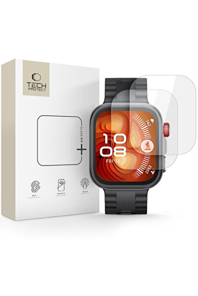 Tech-Protect Fit+ Sticla Tempered 2-Pack pentru Huawei Watch Fit 4 Pro, Trans...