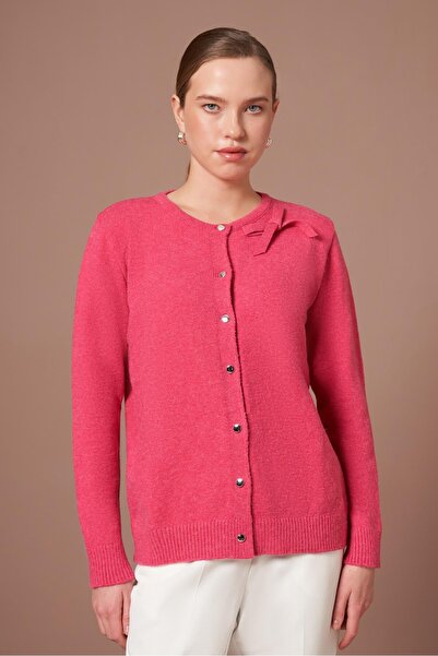 FTZ WOMEN Women's Shardon Cardigan Fuchsia 25288
