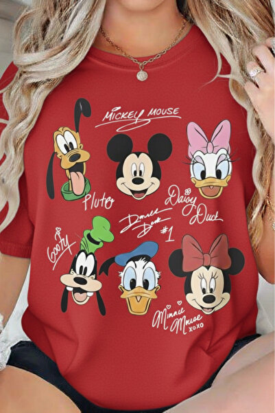 New Shine MICKEY ȘI GOOFY IMPRIMAT UNISEX tricou