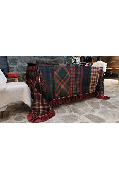 NOCCASA Cozy Chalet Boro Fırfırlı Masa Örtüsü