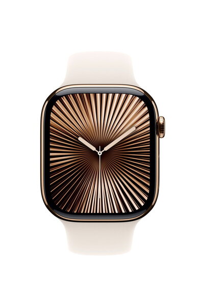 Apple Ceas 10 GPS + Cellular, carcasă din titan 46mm, curea sport Polar Star S/M