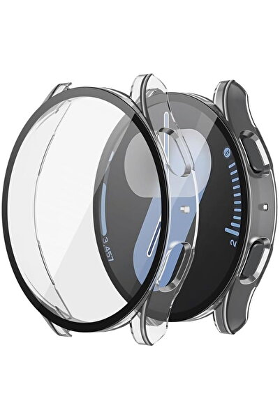 Techsuit Case for Samsung Galaxy Watch7 (44mm) + Foil - Defense360 Pro - Clear