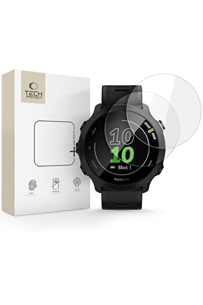 Tech-Protect Fit+ Sticla Tempered 2-Pack pentru Garmin Forerunner 55, Transpa...