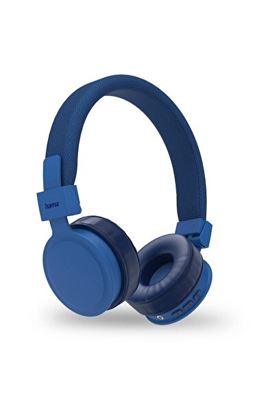 Hama Freedom Lit II Bluetooth Headphones On-Ear Foldable Blue