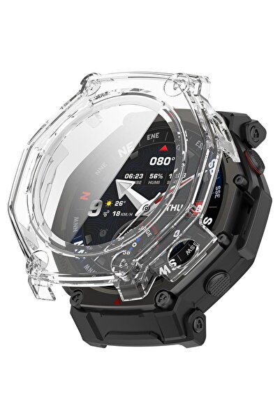 Techsuit Husa pentru Amazfit T-Rex 3 Pro + Folie - Defense360 Pro - Clear