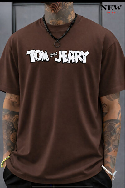 New Shine ΜΠΟΥΜΕΛΟ UNISEX ΜΕ ΕΚΤΥΠΩΜΕΝΟ ΤΕΧΝΟΥΡΓΕΙΟ ΤΟΜ ΚΑΙ Τζέρι