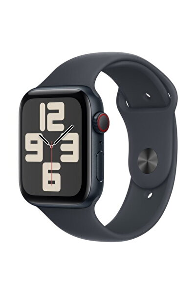 Apple Watch SE GPS + Cellular 44 mm Midnight Aluminium Case with Midnight Spo...