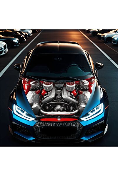 Avex Folie Capota Auto "Hood Art" rezistenta la exterior, marime M (165 x 120...