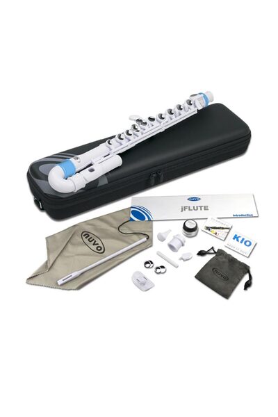 Nuvo NV-N200JFBL jFlute Yan Flüt (Mavi) | %100 Yıkanabilir Hafif Gövde, Kavis...