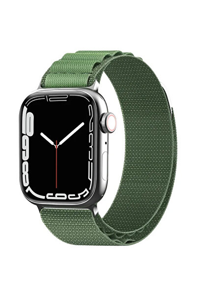 Hurtel Strap with Alpine steel buckle for Apple Watch 38/40/41 mm - green