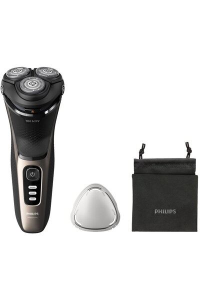 Philips S3242/12 men's shaver Rotation shaver Trimmer Black, Gold