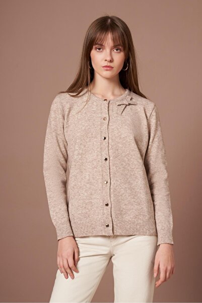 FTZ WOMEN Women's Shardon Cardigan Beige 25288
