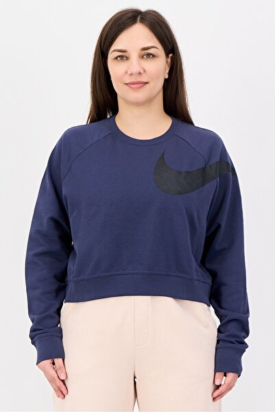 Nike Women Dri-Fit Long Sleeve Training Sweatshirt, Grey