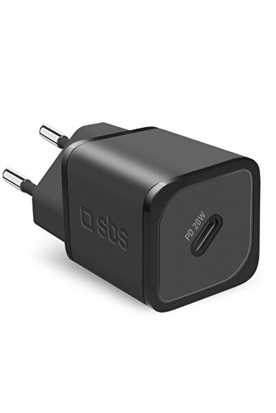 SBS TETRGAN1C20K GaN USB-C cu Power Delivery 20W Negru