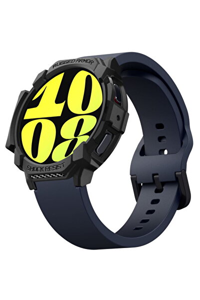 Spigen Husa pentru Samsung Galaxy Watch7 44mm - Rugged Armor - Black