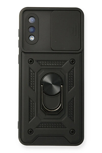 Hulyomer Hub حافظة هوليومر لهاتف سامسونج جالاكسي A02 من السيليكون مع حلقة عدس...