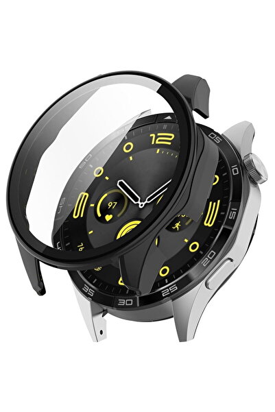 Techsuit Husa pentru Huawei Watch GT 4 (41mm) + Folie - Defense360 Pro - Black