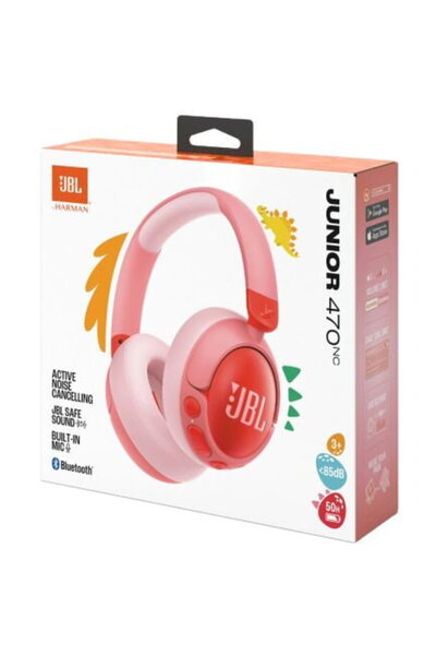 JBL JR470NC Bluetooth Wireless On-Ear pentru copii Roz