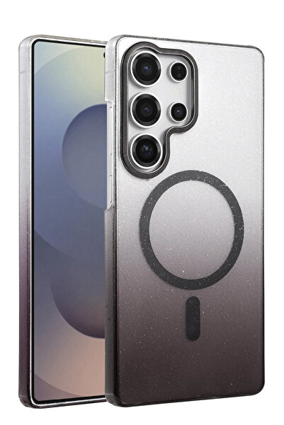 Hulyomer Hub غطاء هوليومر سامسونج جالاكسي اس 25 الترا اللامع ماج سيف - أسود 1...